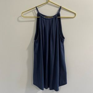 Pleated Halter Neck Top | Green Envelope